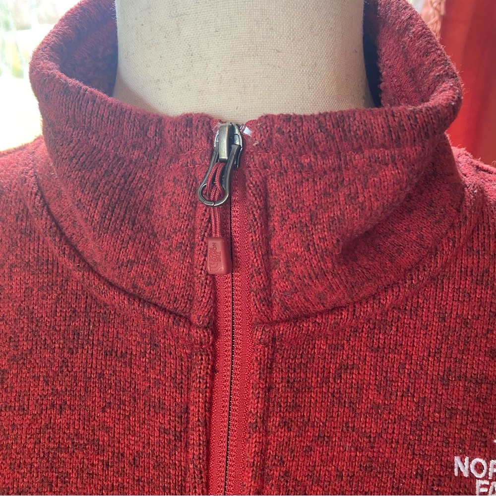 Orange North Face Jacket - Picture 8 of 9